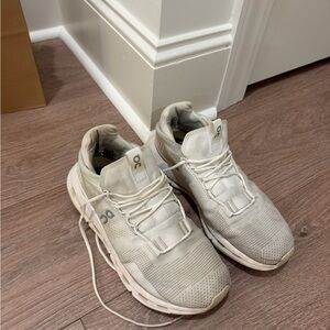 On Running Women's White Athletic Shoes